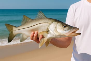 Cena de captura limpa na costa com XP sutil e sem excesso de efeitos
