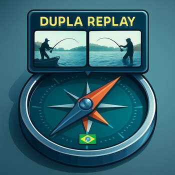 Exemplo de dupla enviando replay curto com legenda técnica