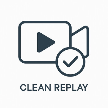 Replay limpo com destaque de pausa e legenda curta para ensinar