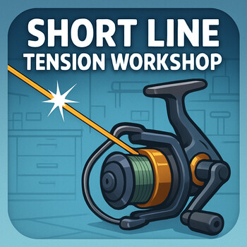 Linha com tensão curta e guia de correção mínima em visual técnico